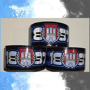Hamburg stickers | Zelfklevende rol | Wapen van Hamburg uit 1887 v2