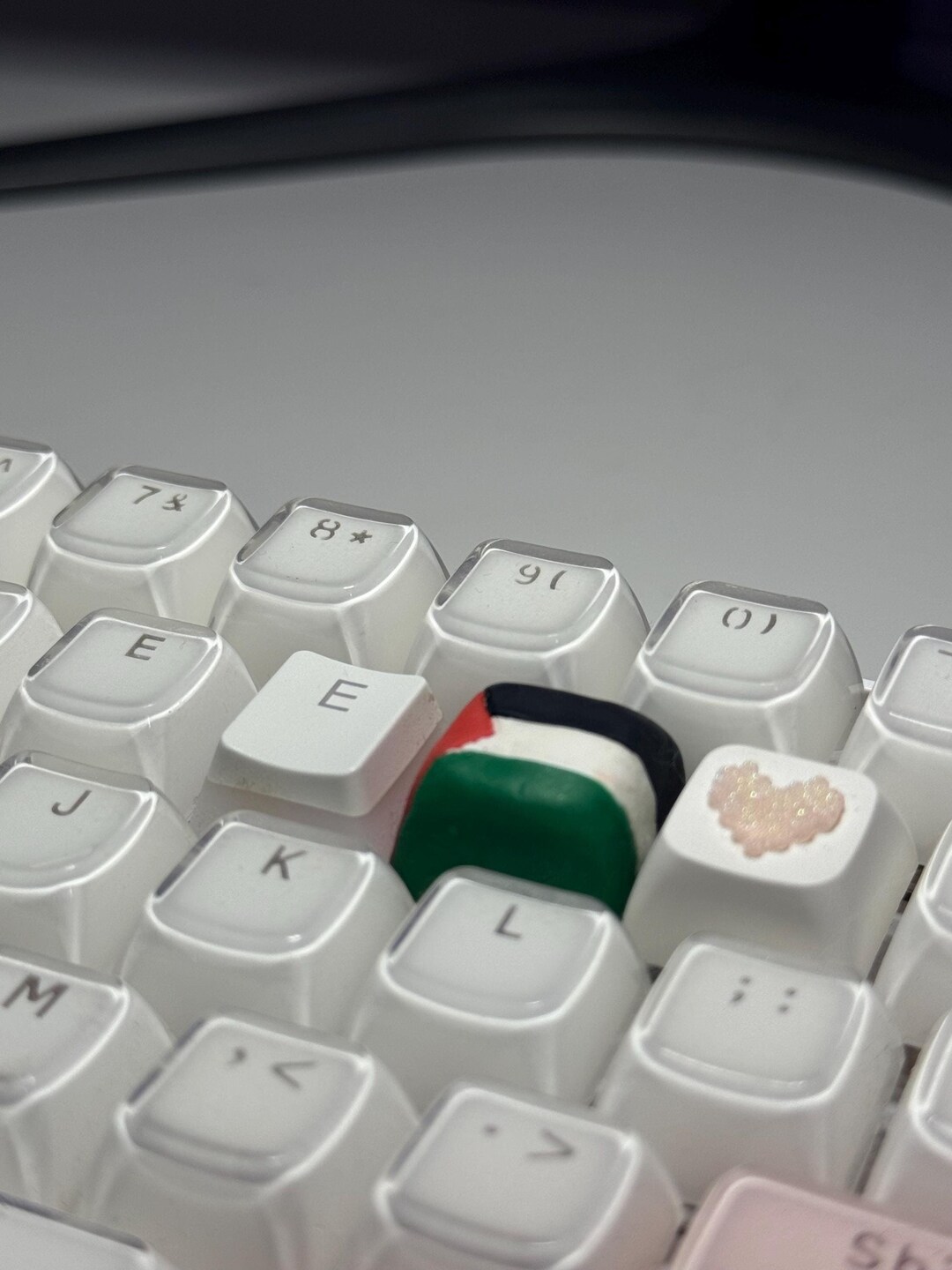 Hand Crafted Palestine Clay Keycap - XDA Profile PBT Keycaps - Etsy