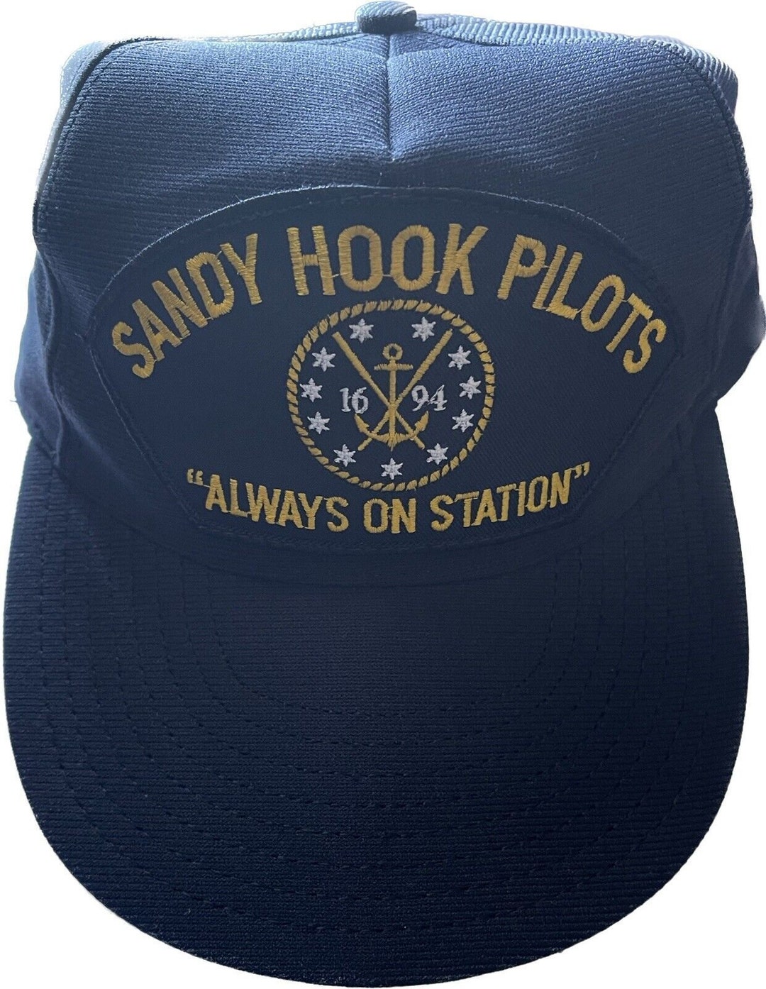 USCG Station Sandy Hook Pilots Coast Guard Hat VTG Navy Northstar 1694