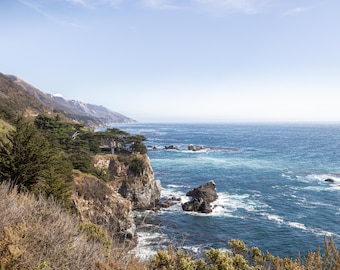 Digital Photo Download Ocean California Big Sur Landscape Wall Art