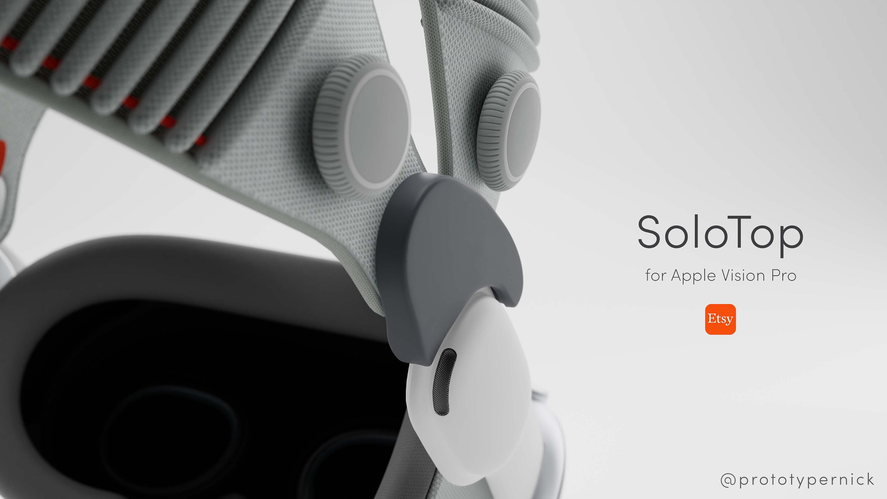 Solotop for Apple Vision Pro | Modern Solo Knit Top-strap