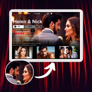 Póster de película personalizado para parejas, póster de película personalizado, portada de tu película/serie, objetivos de pareja, regalo de boda, ideas de regalo, regalo de cumpleaños