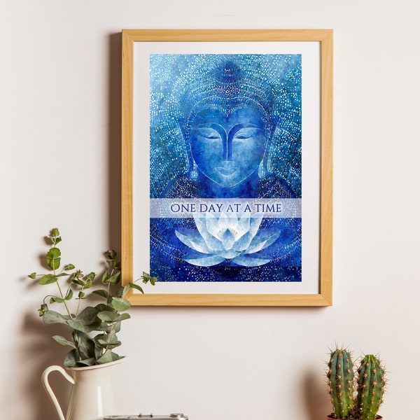 Blue Buddha II Fine Art print 8"x10"