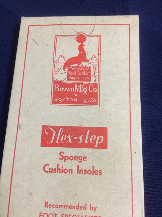 20s 30s Vintage Shoe Insoles NOS Original Box Men… - image 3