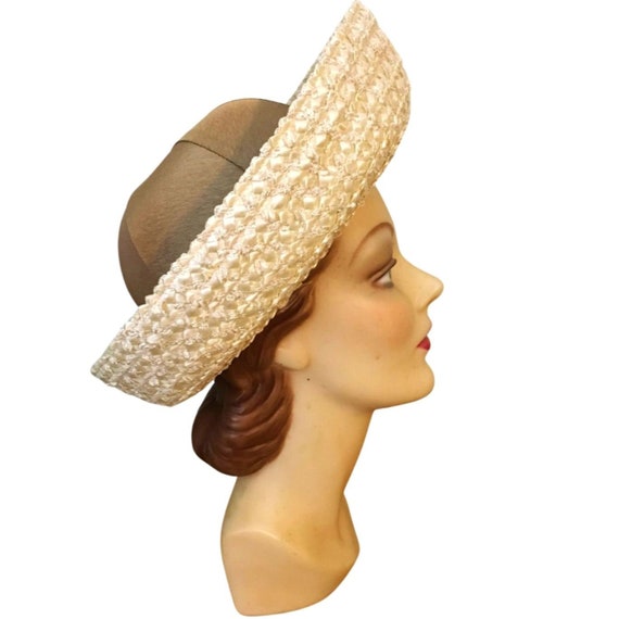 Ripped Breton Stripe Hat In Blue Vintage Style Beret Cap For Everyday Chic And Casual Fashion main image 0