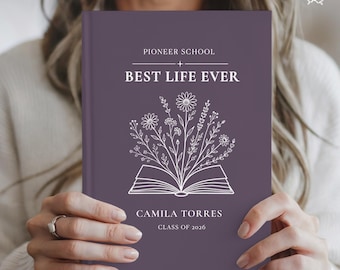 Regalo de la Escuela JW Pioneer, Diario "La Mejor Vida de Todas", Cuaderno Personalizado de la Escuela Pioneer, Regalo de Graduación de la Escuela de Servicio Pioneer