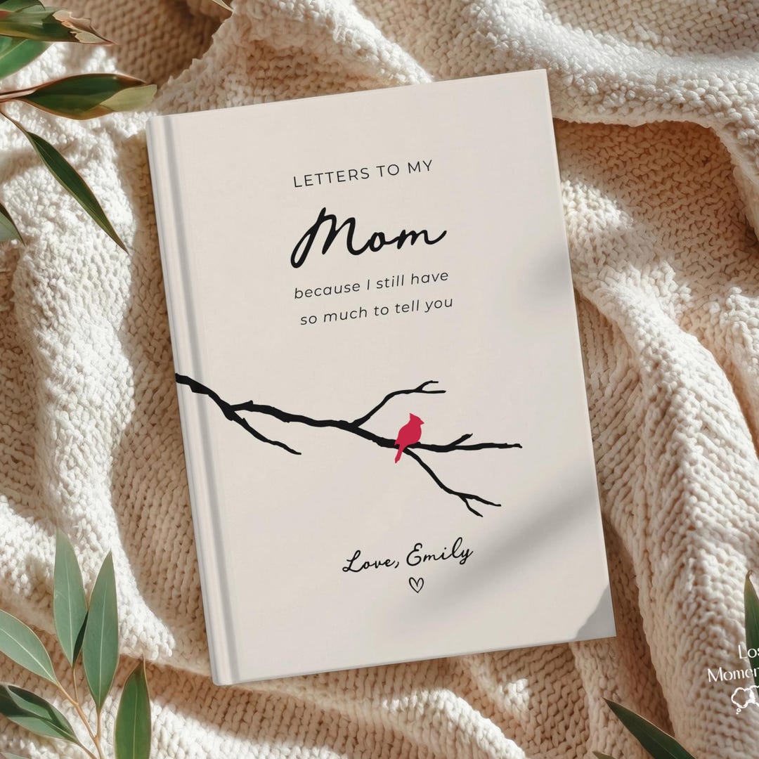 Letters to My Mom Grief Journal, Personalized Loss of Mother Gift, Mom ...