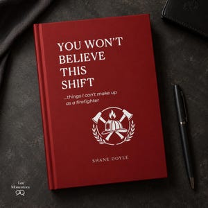 Personalized Firefighter Journal, Funny Fireman Notebook, Things I Can’t Make Up First Responder Gift for Dad, Paramedic Gift