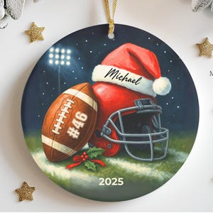 Personalized Basketball Ornament 2025 Custom Christmas Keepsake with Name Sports Gift for Player Coach or Team Decoration Custom Football