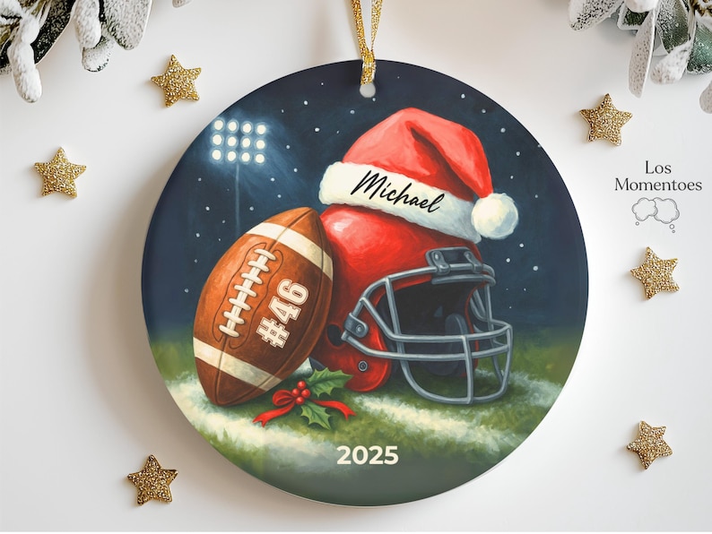 Personalized Basketball Ornament 2025 Custom Christmas Keepsake with Name Sports Gift for Player Coach or Team Decoration Custom Football
