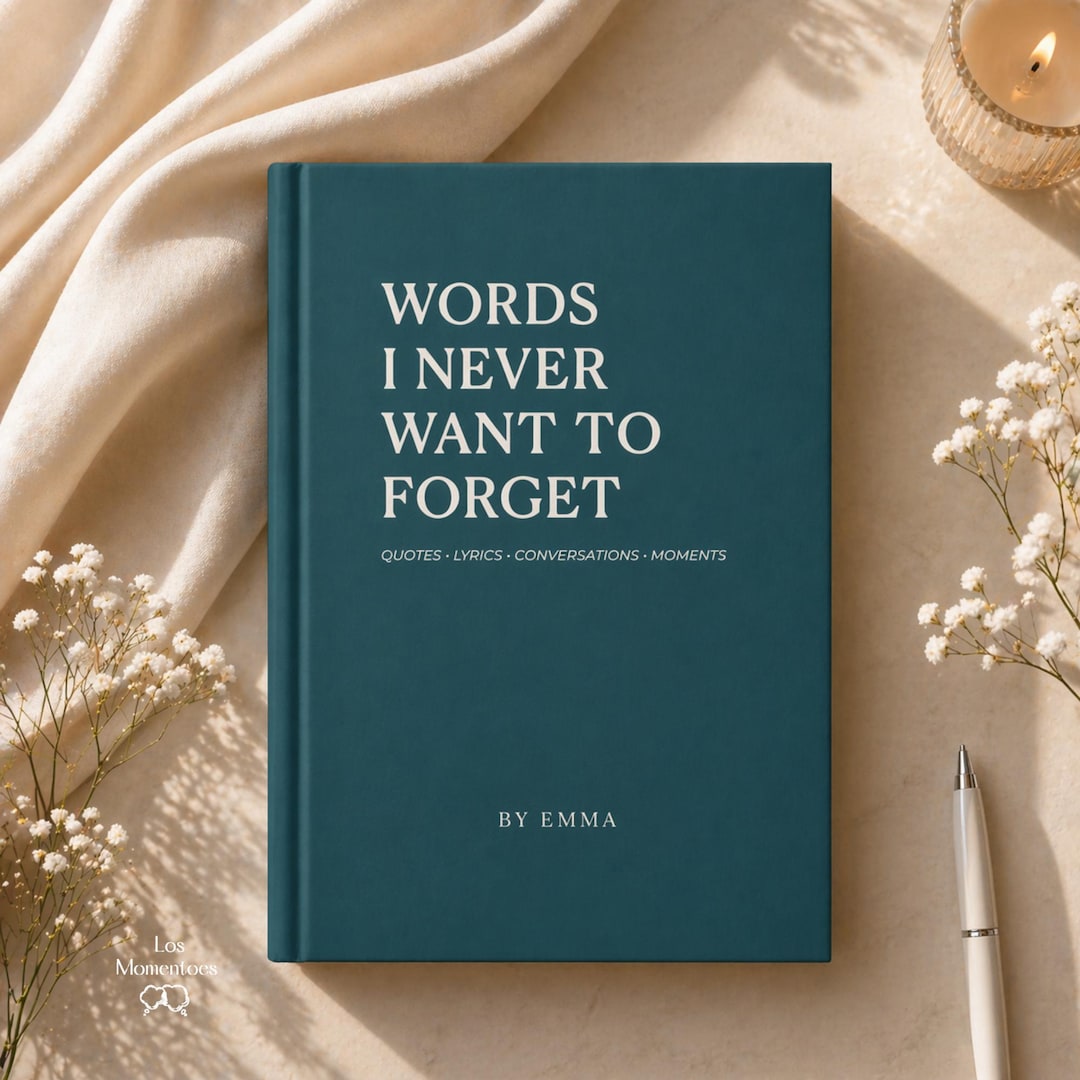 Personalized Quote Collection Journal, Reading Journal for Book Lover ...