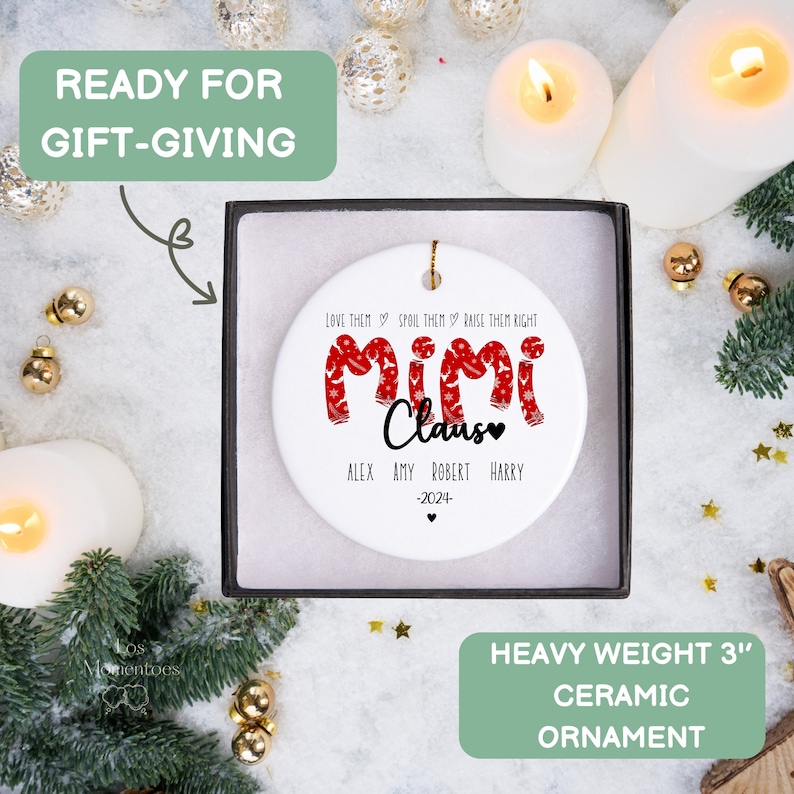 Personalized Northern Lights Ceramic Ornament Aurora Borealis Christmas