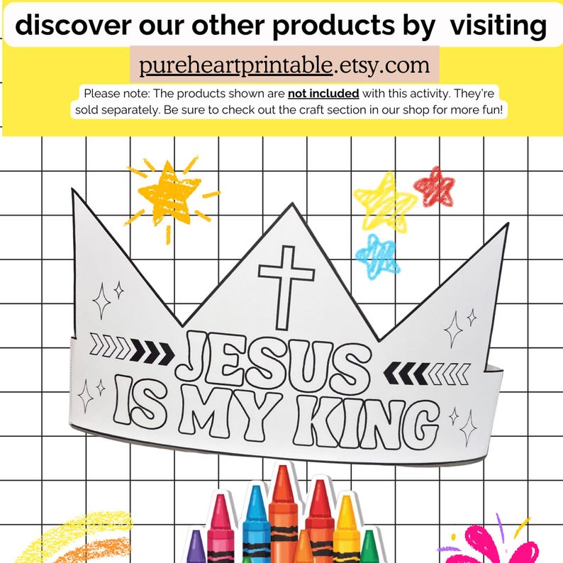 I Am A Child of God Craft, Printable Sunday School Craft, Paper Crown ...