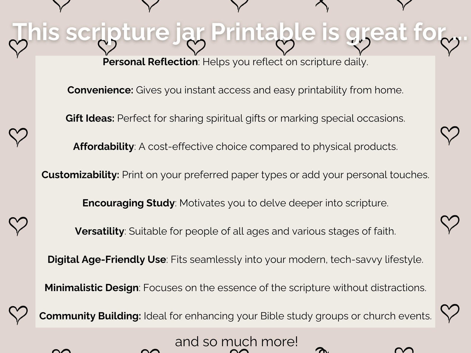 Printable Scripture Jar Kit, Daily Encouragement Cards, Prayer Jar ...