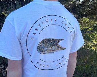 Northern pike fishing t shirt