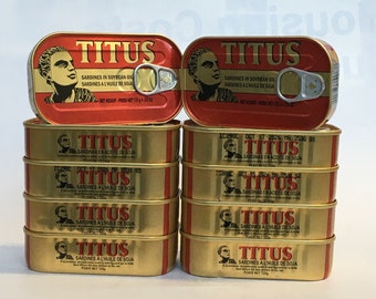 Titus sardine (pack of 10) in soy oil