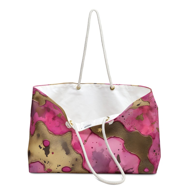 Hot Pink & Gold Camo Weekender Bag - Etsy