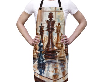 The Love of the Game Chess Apron