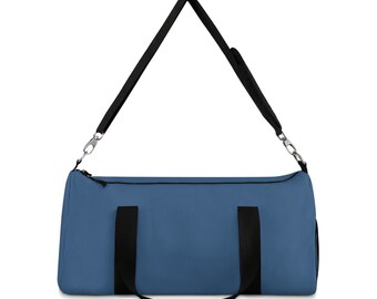 Flores Boho Crema y Azul Azul Medianoche Bolsa deportiva