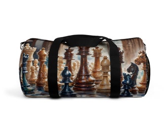 The Love of the Game Chess Duffel Bag