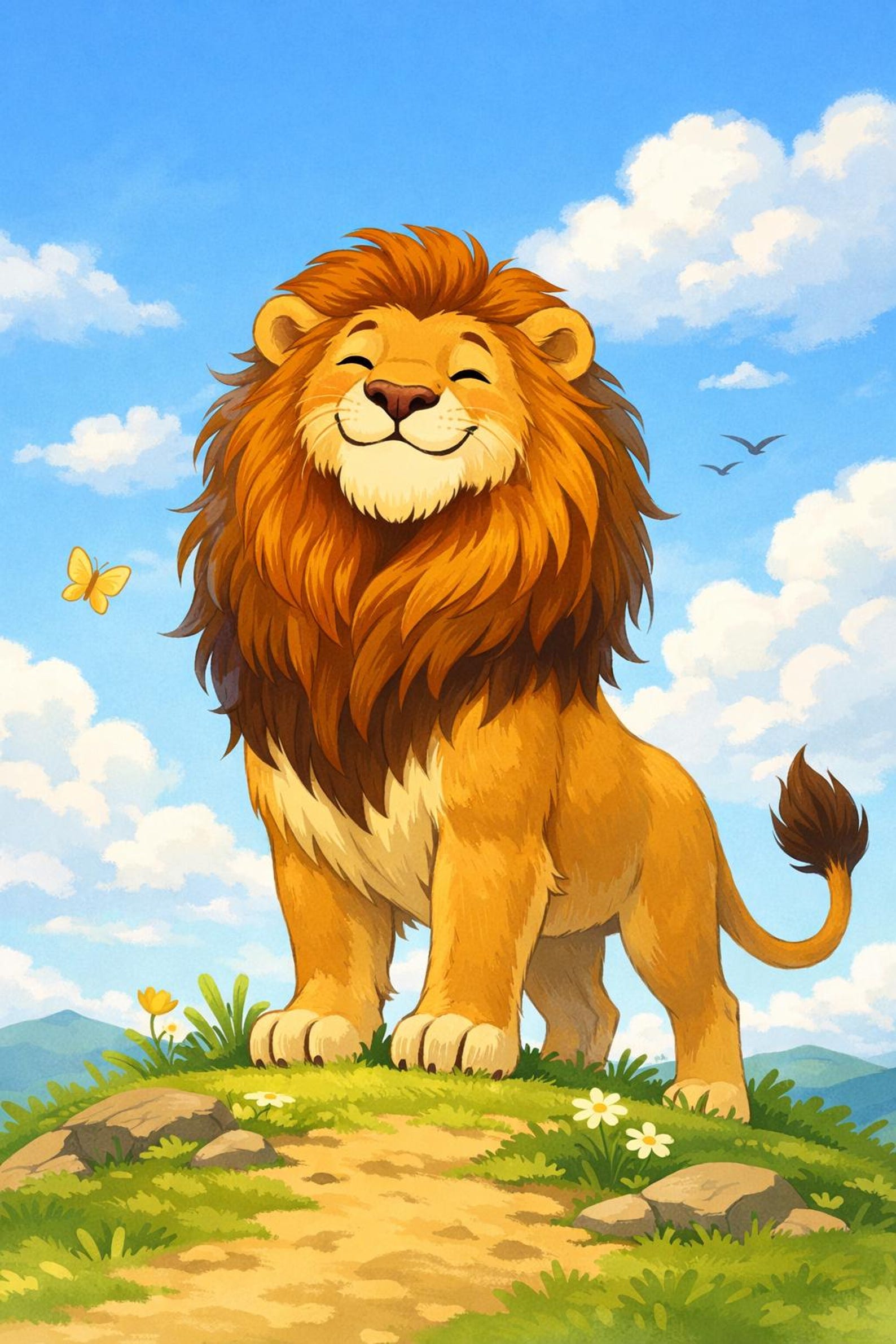 The Lion Who Lost His Roar | Kids Poem About Courage & Confidence ...