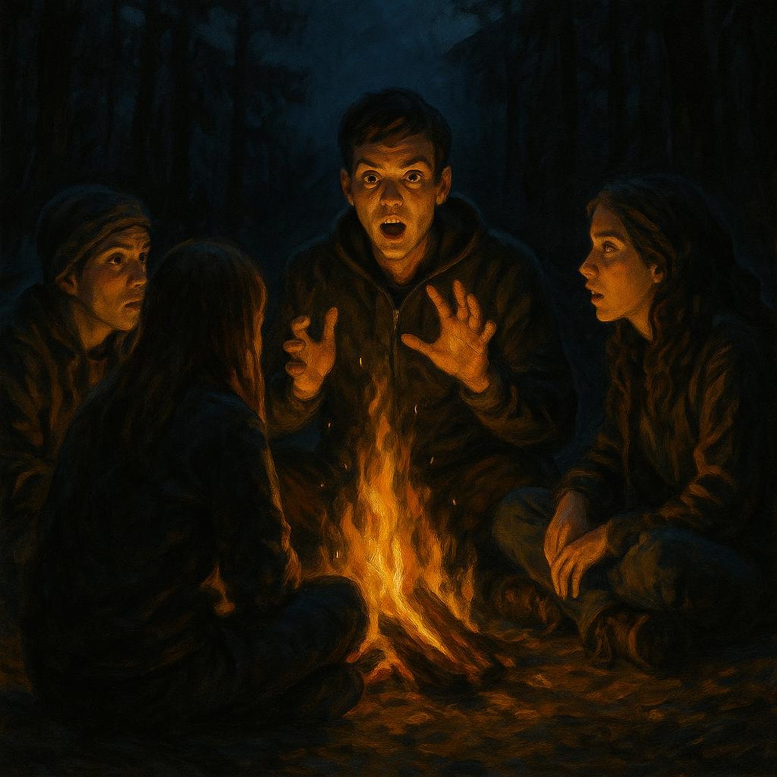 Campfire Shadows Horror Story | Scary Tale for After Dark (PDF Download ...