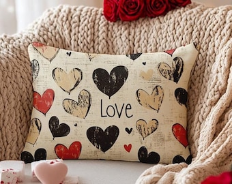 Valentine&#39;s Pillow Mockup, PSD Mockup, Lumbar Pillow Mockup, Photoshop Users, PSD File, Mockup for Pillow, Pillow Mockup, Cute Pillow Mockup