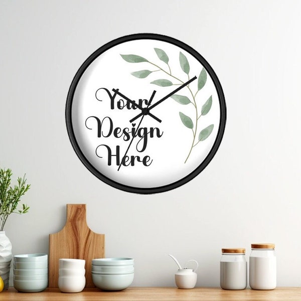 Wall Clock Mockup, PSD Clock, Mockup, Mockup of Wall Clock, Photoshop User, PSD Mockup File, PSD Files, Smart Object File