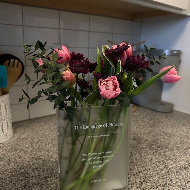 Hogwarts Inspired Acrylic Book Vase