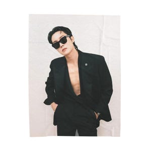JHope, Kpop BTS Army Cozy Blanket, Velveteen Gift For KPOP Music Fan, Birthday Present Gift for Best Friend, Gift ideas