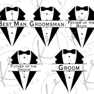 Groomsmen Hochzeitsanzüge SVG, Hund SVG, Lustig, Hochzeit Aufdruck, digitaler Download