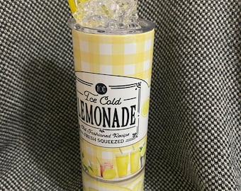 Tumbler with Resin Ice top (Free Shipping) Valentine's day, 20oz, great gift