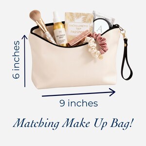 Sardines Mediterranean sailorcore personalized Zipper close canvas sardines makeup bag pencil pouch with bold blue and red sardine print and optional personalized name in script on cream coastal fabric. Sailorcore sardinecore and Mediterranean market girl aesthetic perfect for storing makeup pens and travel essentials and designed to coordinate with the large coastal sardines tote bag sold separately.