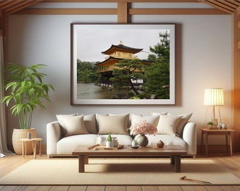 Kinkaku-ji Amidst Nature with Picture Pop Quiz (Digital Download)