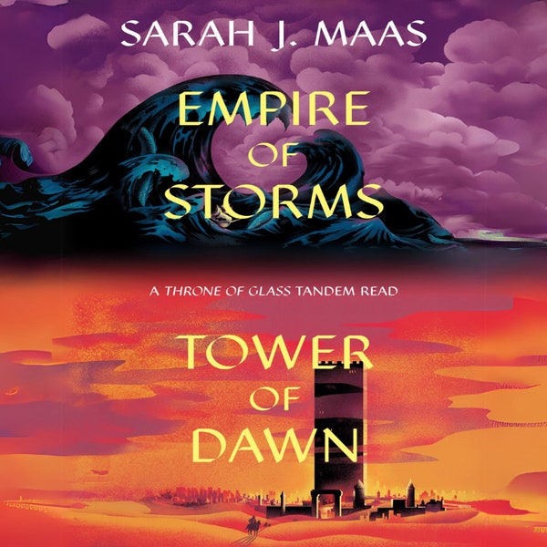 Throne of Glass Tandem Read ONE Book by Sarah J. Maas - Empire of Storms & Tower of Dawn Stitched Together