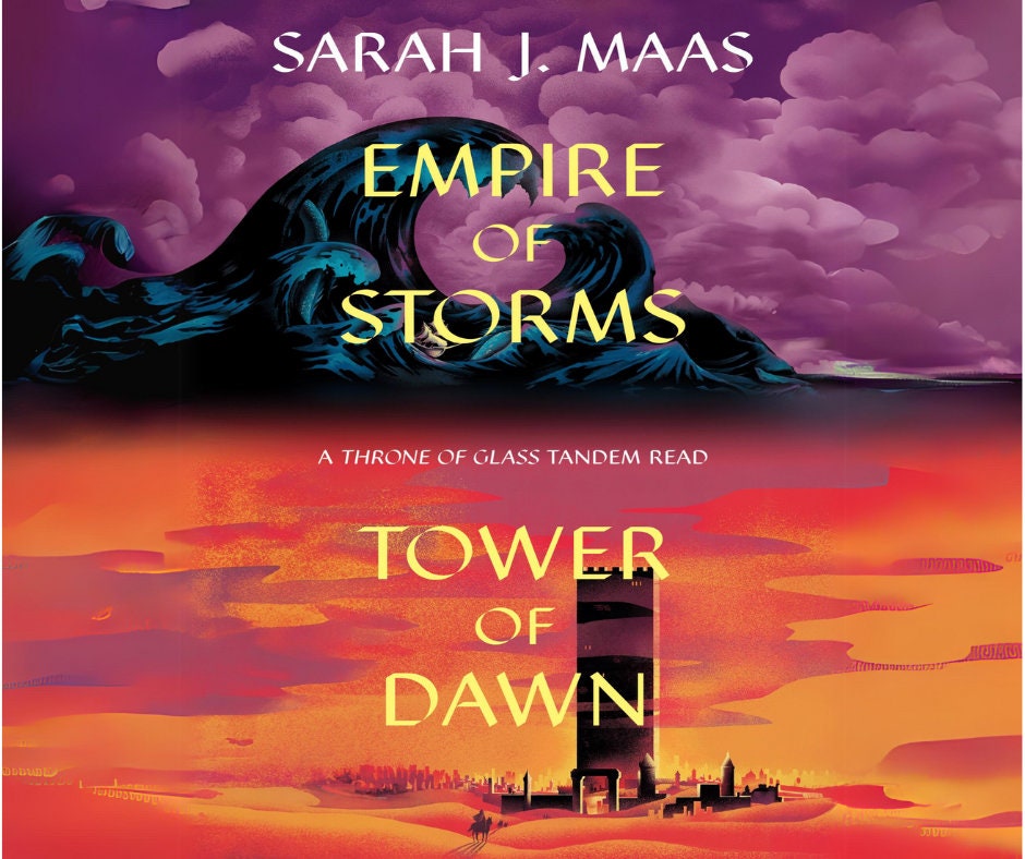 Throne of Glass Tandem Read ONE Book by Sarah J. Maas Empire of Storms