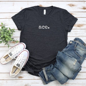 Ace Pride Shirt Asexual T-shirt, Asexual Pride Tshirt Ace Pride Gift, Ace Shirt Gay Pride Tee Queer t-shirt LGBTQ Gender Neutral TShirt