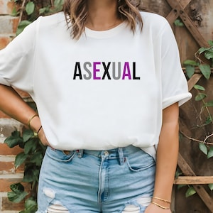 Asexual Pride Shirt Asexual tshirt Asexual Flag Tshirt Ace Pride Gift Ace Shirt Gay Pride Tee Queer t-shirt LGBTQ Gender Neutral TShirt