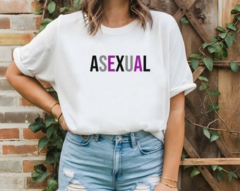 Asexual Pride T-Shirt: Ace Flagge LGBTQ Unisex T-Shirt