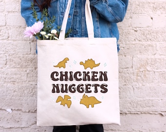 Sharecolor Chicken Nuggets Backpack Set For Kids - Funny School Bag, Lunch Box & Pencil Case