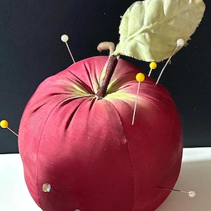 Vintage Grannycore Apple Stickpin Nadelkissen ideal für Nähzimmer