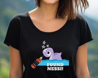 Scotland Found Nessi T Shirt, Loch Ness T Shirt, Scotland Souvenir Shirt, Scotland Unisex Shirt, Loch Ness Monster Shirt, Whiskey Shirt