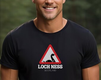 Scotland Nessi T Shirt, Loch Ness Monster Shirt, Scotland Unisex T Shirt, Scotland Souvenirs, Scotland Gift, Loch Ness Shirt, Scotland Tee