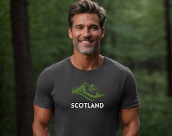Camiseta de Escocia, Camisa de las Montañas de Escocia, Camisa de senderismo de Escocia, Camisa de recuerdo de Escocia, Regalo de Escocia, Camisa unisex de Escocia