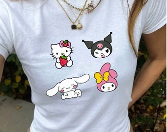 APE® ベビー・キッズ KUROMI BABYMILO Tシャツ ホワイト100
