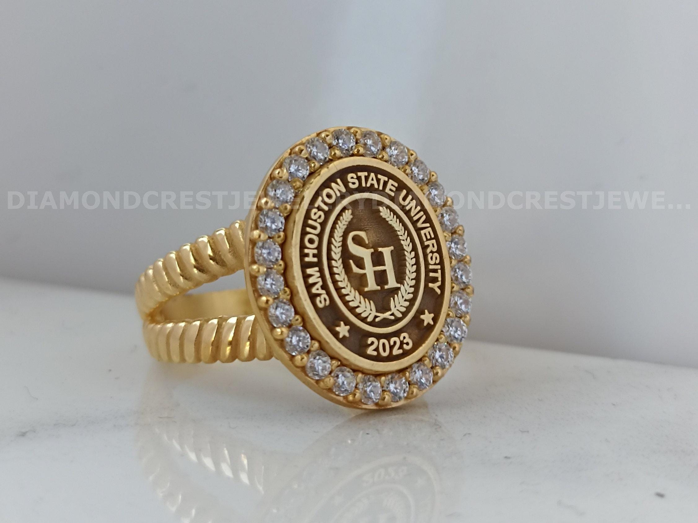 Custom University Rings for Women - Personalized Graduation Gift ...