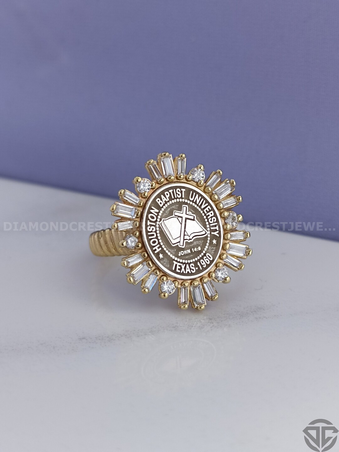 University Key Rings University Ring, Gold College Ring, Graduation Gift, Class Rings ...