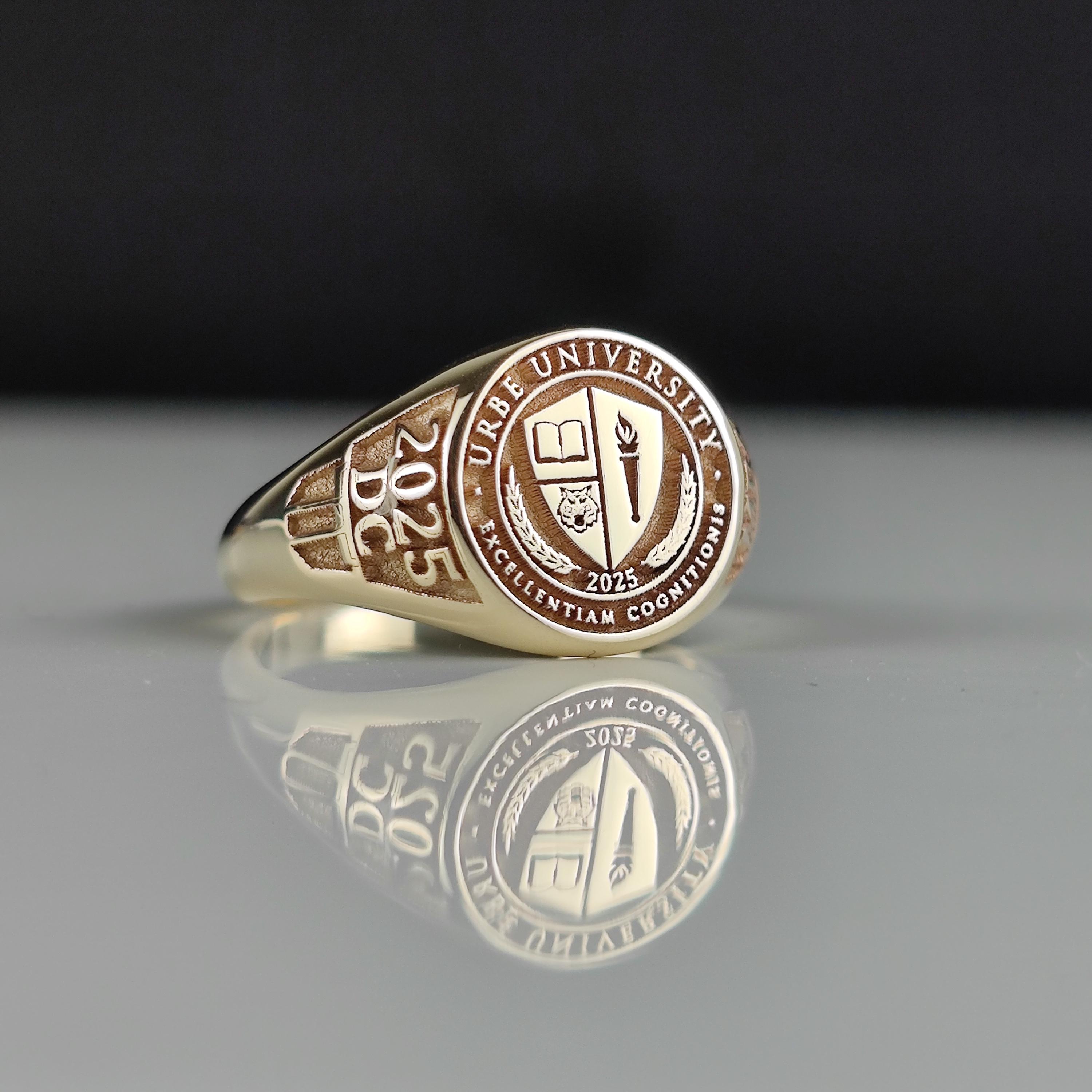 Custom 2025 Class Ring: Personalized University, College, High