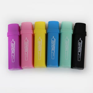 enjoint! case for joints and lighter | holder tubes | plastic joint | waterproof and smell proof travel case for smoker | case for blunts
