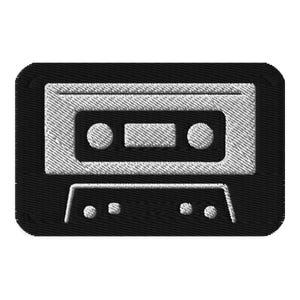 Cassette Patch Iron on Patch Retro Patch Vintage Iron on Patch Old School Iron on Patch Rock Music Patch 80s Patch Old School